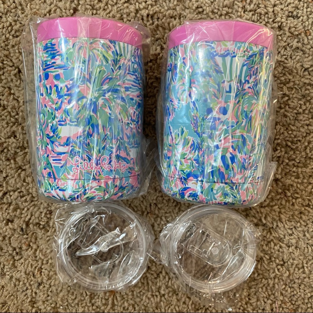Lilly Pulitzer Can Tumblers